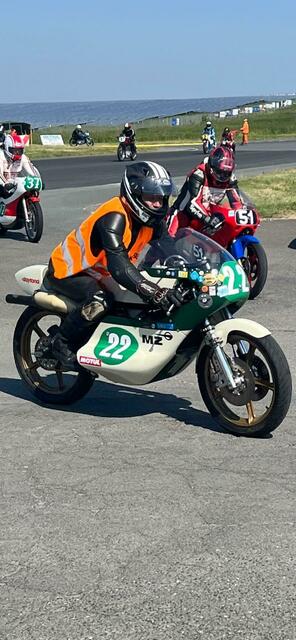 Die MZ 250 ccm Rennmaschine (Foto Klaus Petzold)