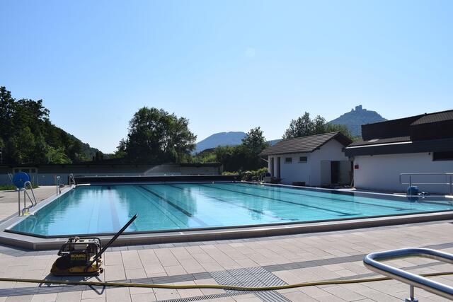 Das neue Schwimmerbecken