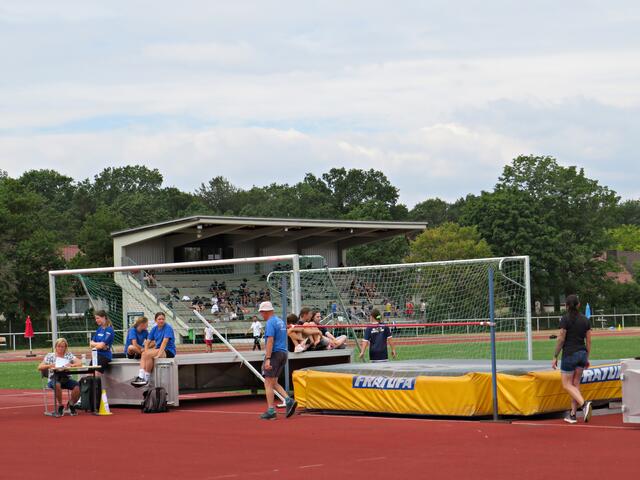 Beim Hochsprung | Foto: Brigitte Melder