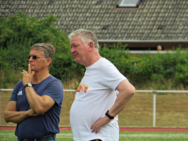 Lehrer an der PGS plus Jochen Gärtner und ehemaliger Trainer Edgar Christ | Foto: Brigitte Melder