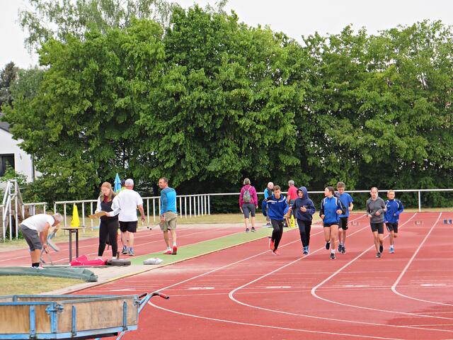 Warmlaufen bevor es richtig los geht | Foto: Brigitte Melder