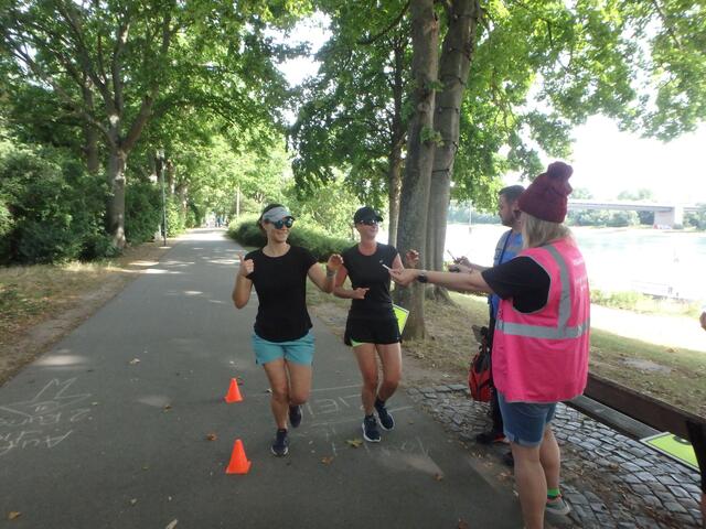 Im Ziel | Foto: Speyer Leinpfad parkrun