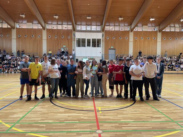 Klasse 9b, Sieger der Gruppe 9/10 | Foto: Weiler