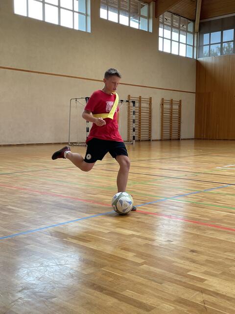 Noah, 5c, am Ball | Foto: Weiler