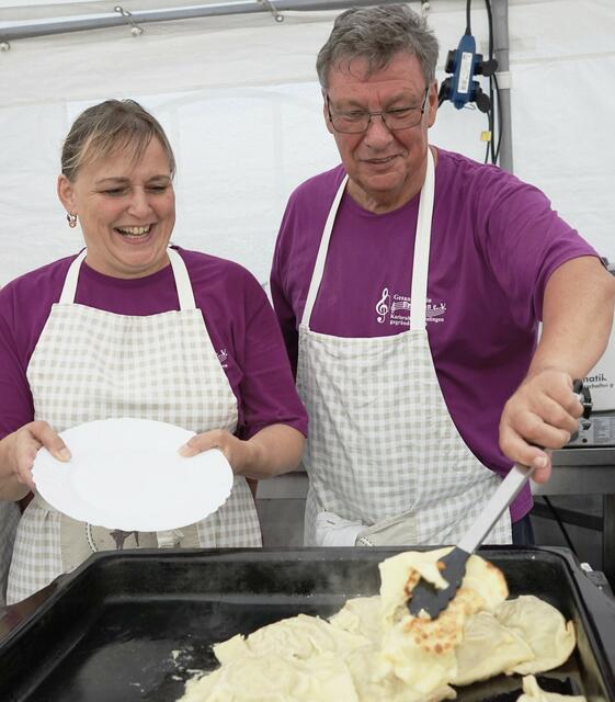 Das Genusshighlight des Straßenfestes: Hausgemachte Maultaschen | Foto: Michael Bartholomaeus