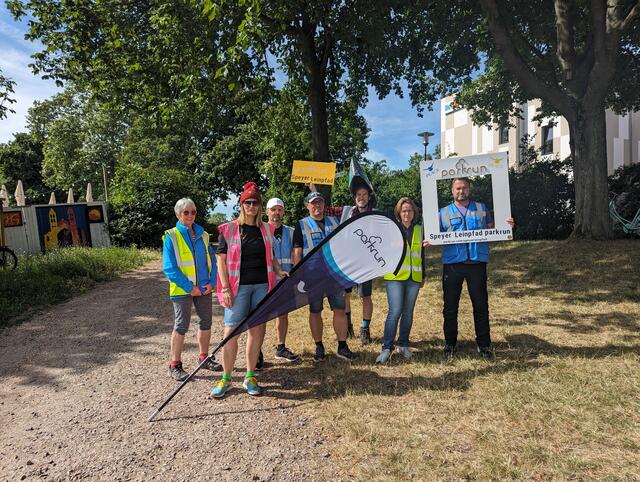 Danke an die Vollies, ohne die parkrun nicht möglich ist. | Foto: Speyer Leinpfad parkrun