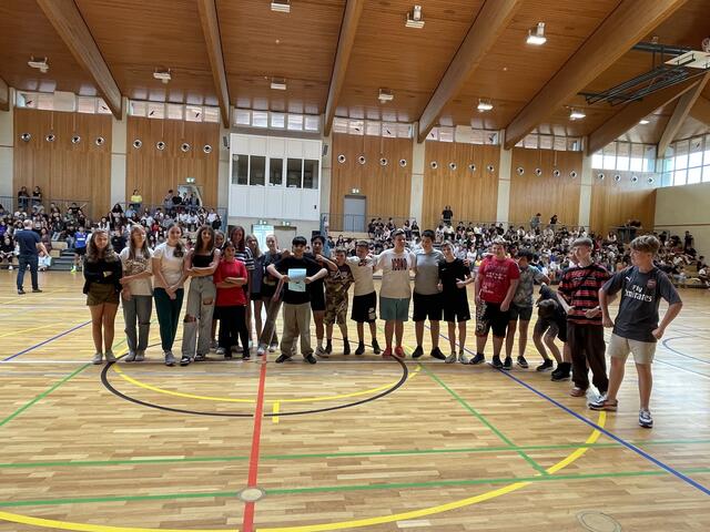Klasse 7b, zweiter Platz, Gruppe 7/8 | Foto: Weiler