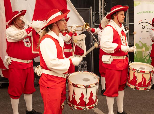 Der Fanfarenzug Rot-Weiß Speyer | Foto: Cornelia Bauer