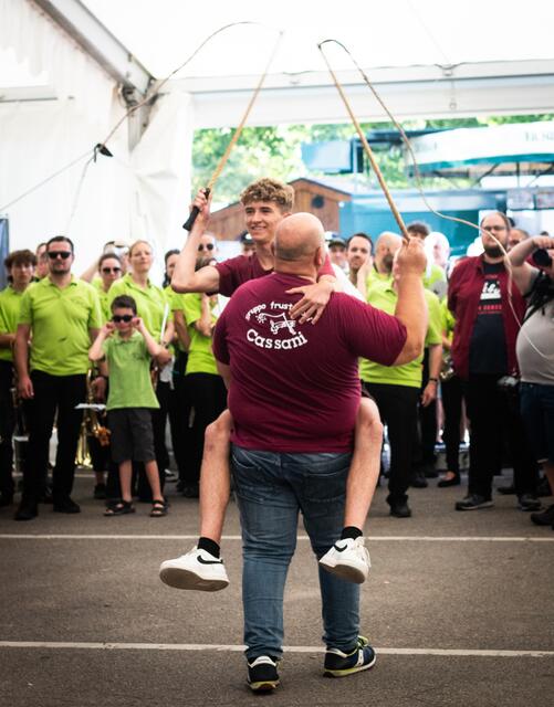 Die Peitschenknaller aus der Partnerstadt Ravenna | Foto: Cornelia Bauer