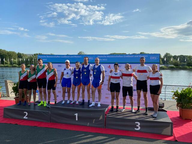 Bronze für den Masters-Mixed-Doppelvierer D | Foto: privat