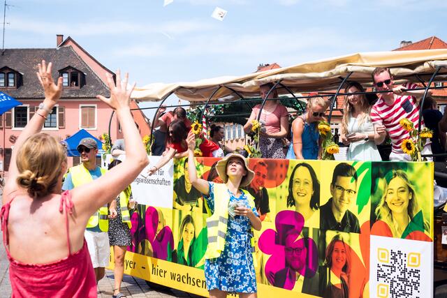 Gehört zu Speyer und daher auch zum Umzug: die Uni | Foto: Cornelia Bauer