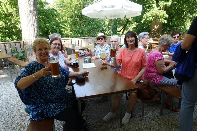 Biergarten der Maisel's Brauerei | Foto: Kristin Hätterich