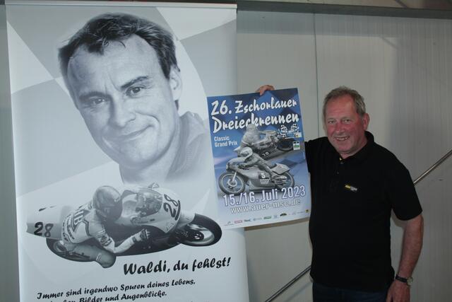 Rainer Pommer war ein guter Freund zum zweifachen Vize-Weltmeister Ralf Waldmann | Foto: Michael Sonnick