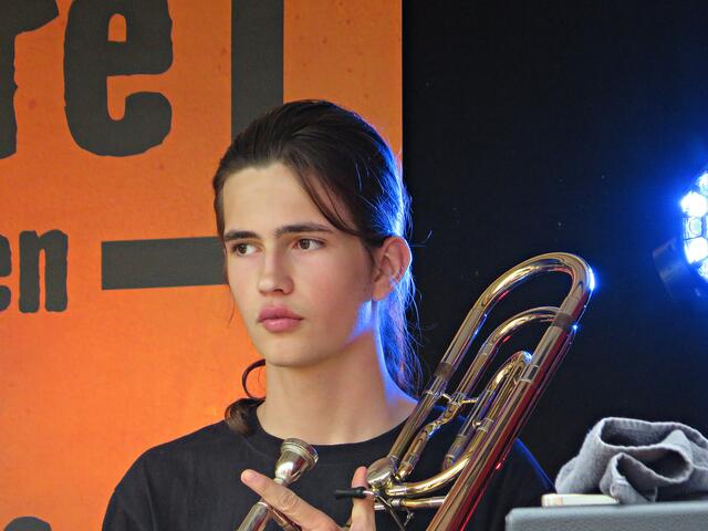 Heute am Saxophon | Foto: Brigitte Melder