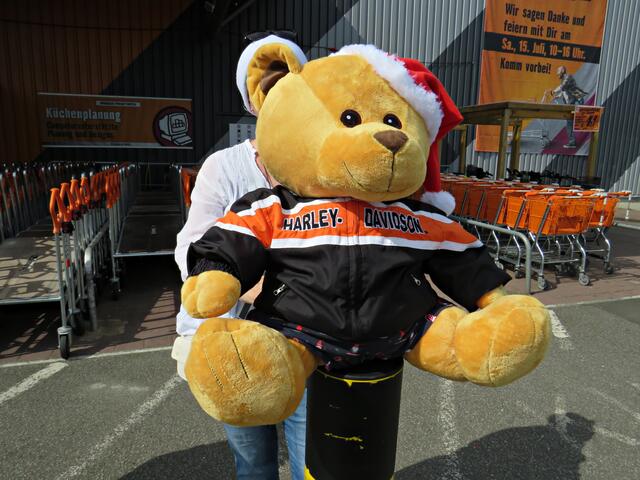 Maskottchen der Riding Santas | Foto: Brigitte Melder
