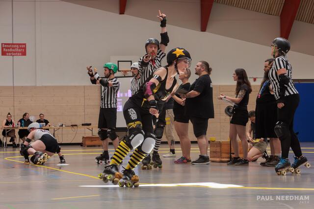 Roller Derby Karlsruhe vs. Munich Rolling Rebels &amp; Friends | Foto: Paul Needham