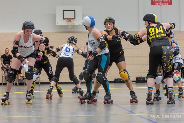 Roller Derby Karlsruhe vs. Munich Rolling Rebels &amp; Friends | Foto: Paul Needham