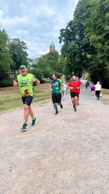 Das war der 116. Leinpfad Speyer parkrun. Nächste Möglichkeit: 
5 Kilometer Lauf am Samstag, 29. Juli, ab 9 Uhr, mit Treffpunkt am Rheinufer hinter der Jugendherberge. Eigener Walker Abschnitt. Bitte an Sonnenschutz und Wasser denken. Im Ziel gibt es gegen eine freiwillige Spende Kaffee, Tee und einen Snack. Garderobe vorhanden. https://www.parkrun.com.de/speyerleinpfad/
  | Foto: Speyer Leinpfad parkrun