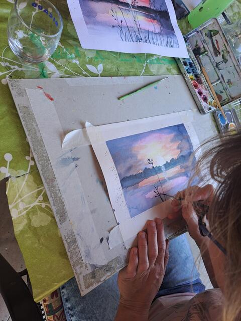 Sonnenuntergangsstimmung | Foto: Nicole Peschke