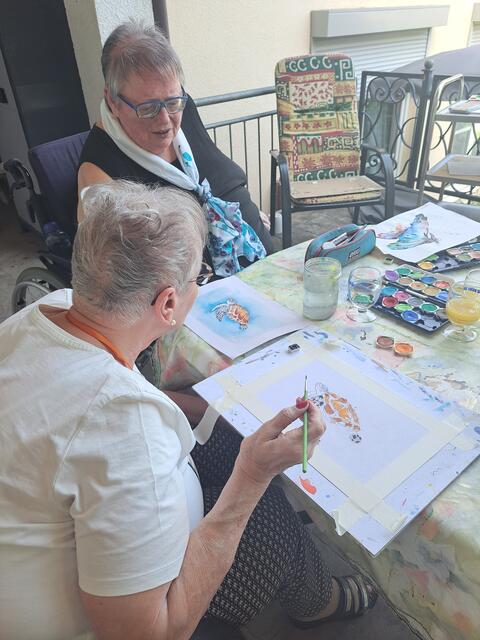 Die Bewohnerinnen aus dem SZBI | Foto: Nicole Peschke