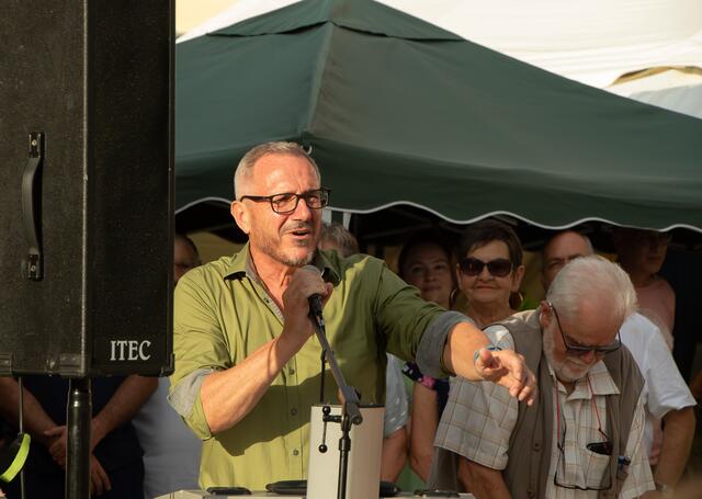 Bürgermeister Marcus Schaile - Kerwe Sondernheim 2023 | Foto: Heike Schwitalla