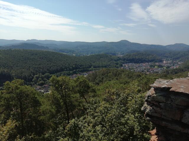 Ausblick vom Römerfelsen | Foto: Ich 