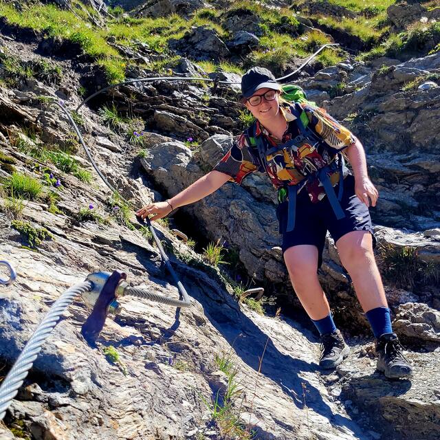 Gesicherte Kletterpadsagen am Karnischen Höhenweg  | Foto: Markus Pacher 