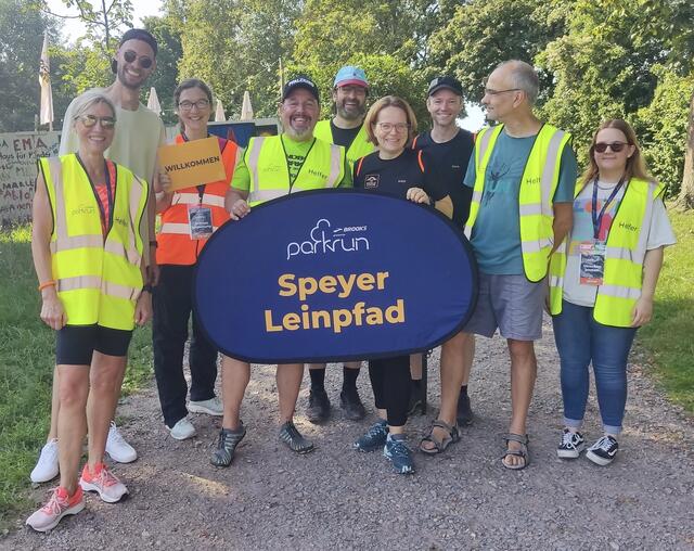 Unser Helferteam | Foto: Speyer Leinpfad parkrun