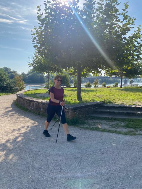 Nordic Walking geht auch  | Foto: Speyer Leinpfad parkrun