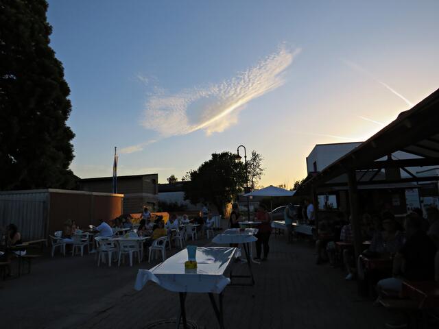 Schöne Wolken über dem Ort | Foto: Brigitte Melder