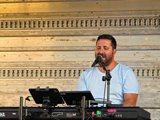 Musiker Jens Huthoff performte an diesem Abend | Foto: Brigitte Melder