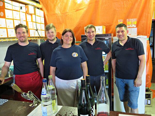 Auch hier gab es etwas zu Trinken | Foto: Brigitte Melder