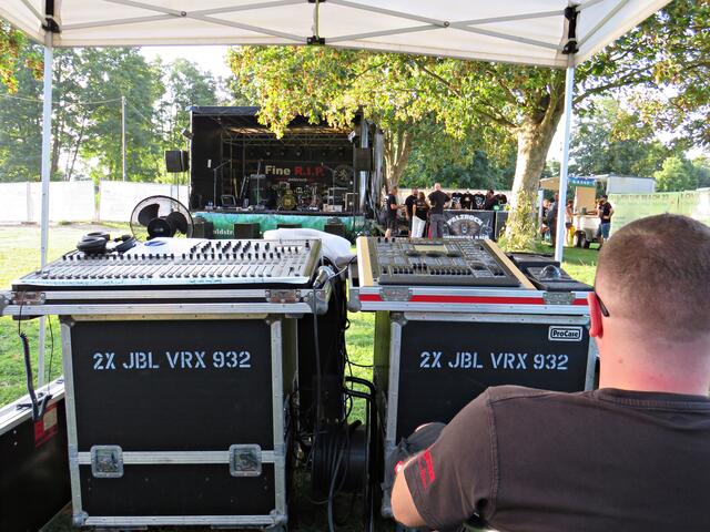 Technik und Bühne | Foto: Brigitte Melder