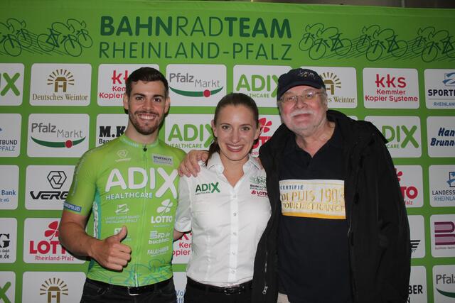 Timo Bichler, Miriam Welte und Jockel Faulhaber  | Foto: Michael Sonnick