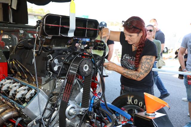 Der Revisionsaufwand bei den Dragstern nach jedem Lauf ist groß | Foto: Reuschel (moto-foto)