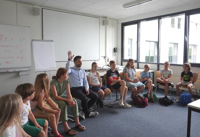SommerKinderCollege der DHBW Karlsruhe - Vorstellungsrunde | Foto: Bildnachweis: DHBW KA//DI