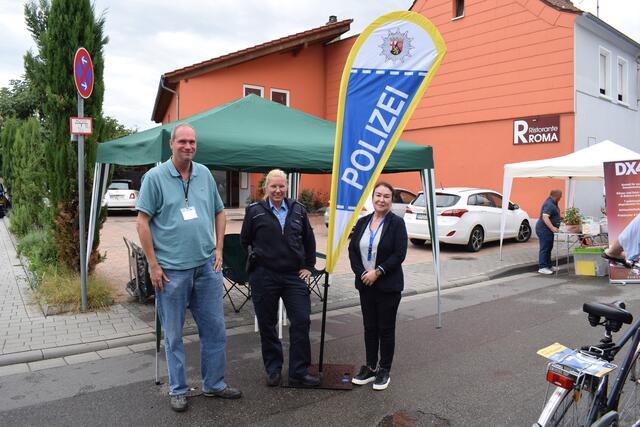 Info-Stand der Polizei | Foto: Gemeinde Mutterstadt