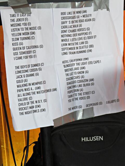 Setlist | Foto: Brigitte Melder