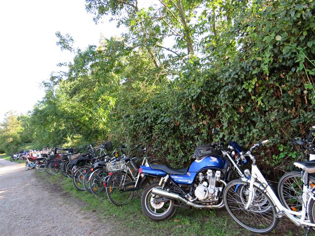 Fahrrad an Fahrrad, so viel war los | Foto: Brigitte Melder