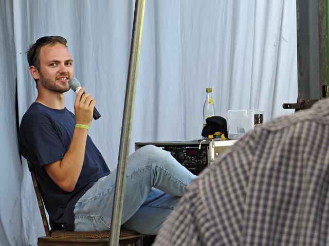 Sympathischer Moderator Tim Diehl | Foto: Brigitte Melder