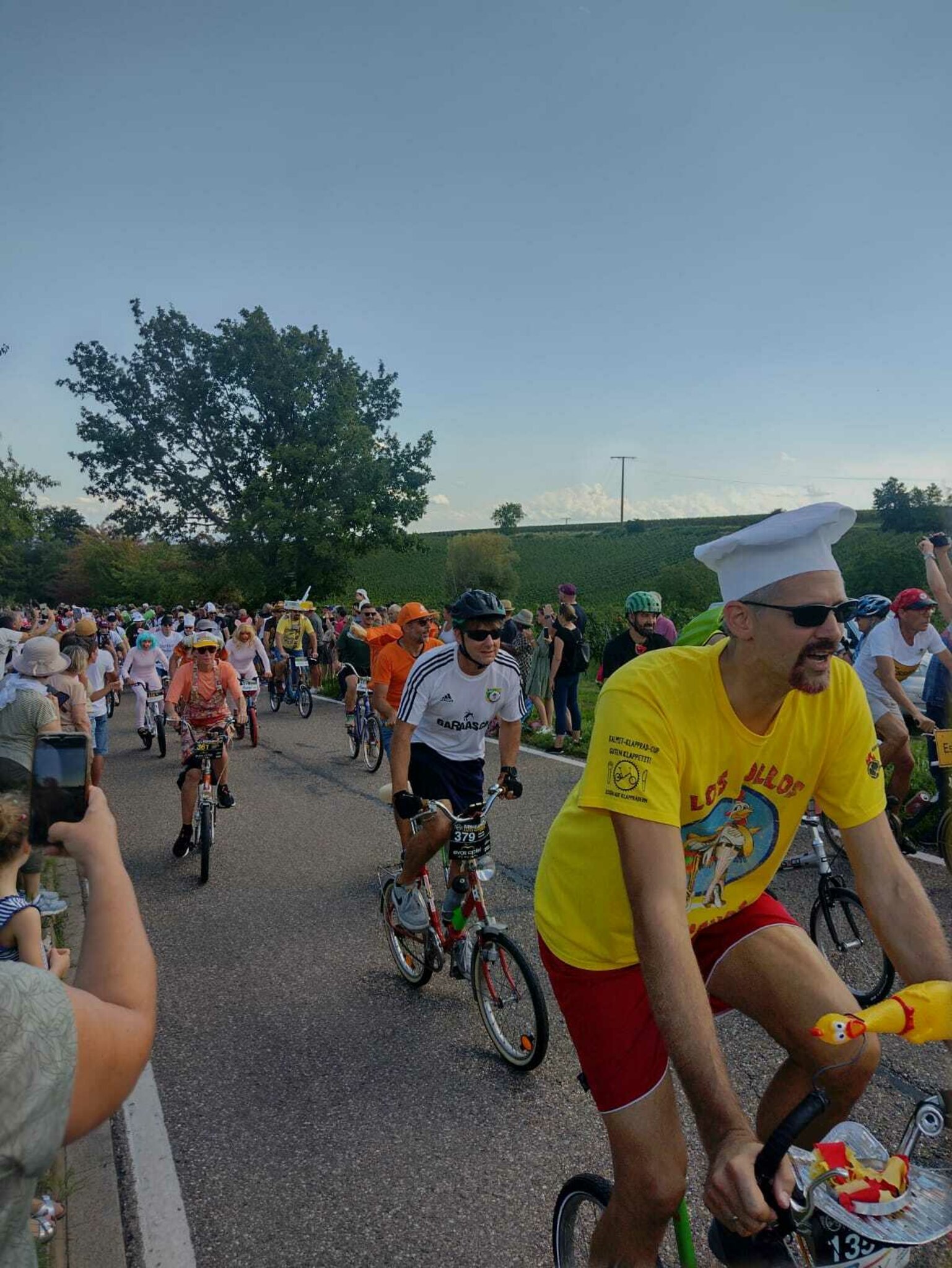 Klappradrennen: Kalmit-Klapprad-Cup 2023 mit 900 Feinschmeckern (mit  Bildergalerie) - Maikammer