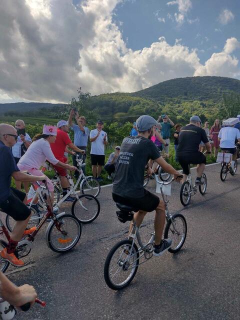 Maddin beim Kalmit-Klapprad-Cup 2023 | Foto: Michael Geiger