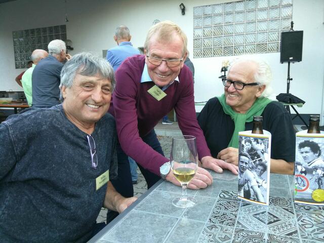 Kunibert Bock (links) mit Günter Haritz und Jürgen Colombo (rechts) | Foto: Joachim Faulhaber
