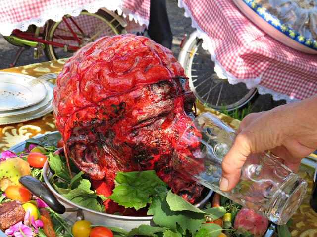 Ein Kopf, der auch mal Durst hat | Foto: Brigitte Melder