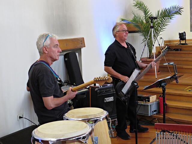 Musiker bereit | Foto: Brigitte Melder