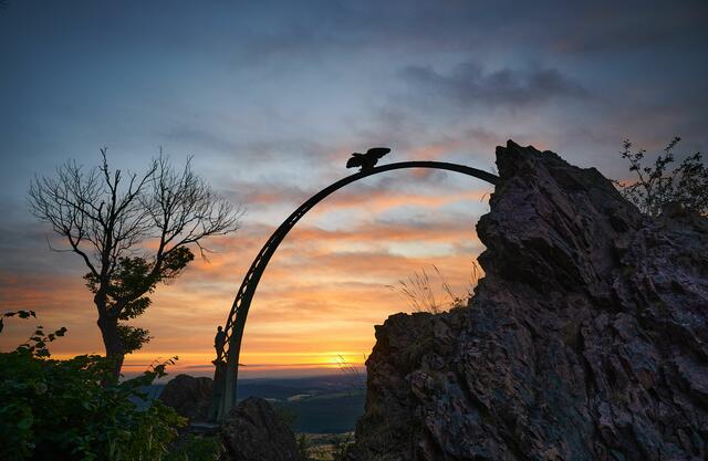Perspektivenwechsel am Adlerbogen im Juni | Foto: Florian Bauer