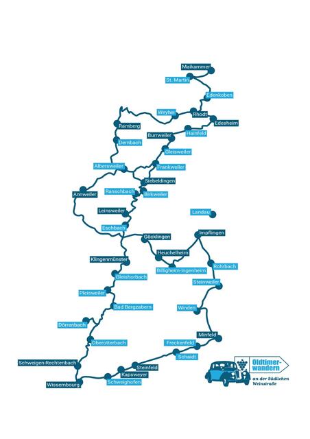 Oldtimerwandern 2023: Über 20 Stopps sind vorgesehen  | Foto: Karsten Heidlauf
