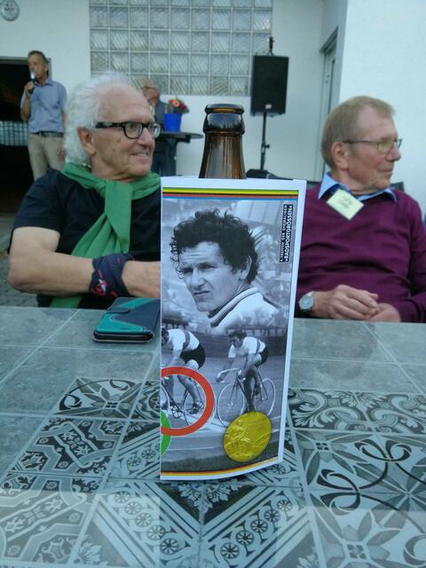 Die Bahnrad-Olympiasieger Jürgen Colombo (links) und Günter Haritz | Foto: Joachim Faulhaber