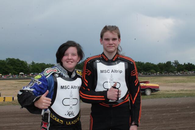 Kiara Celina Reiffert und Duncan Pfeiffer starten für den MSC Altrip | Foto: Michael Sonnick