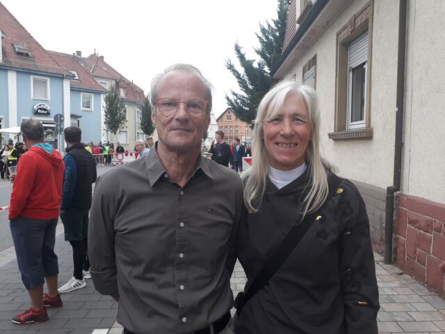 Willi Ehemann und Rad-Weltmeisterin Ute Enzenauer | Foto: Michael Sonnick